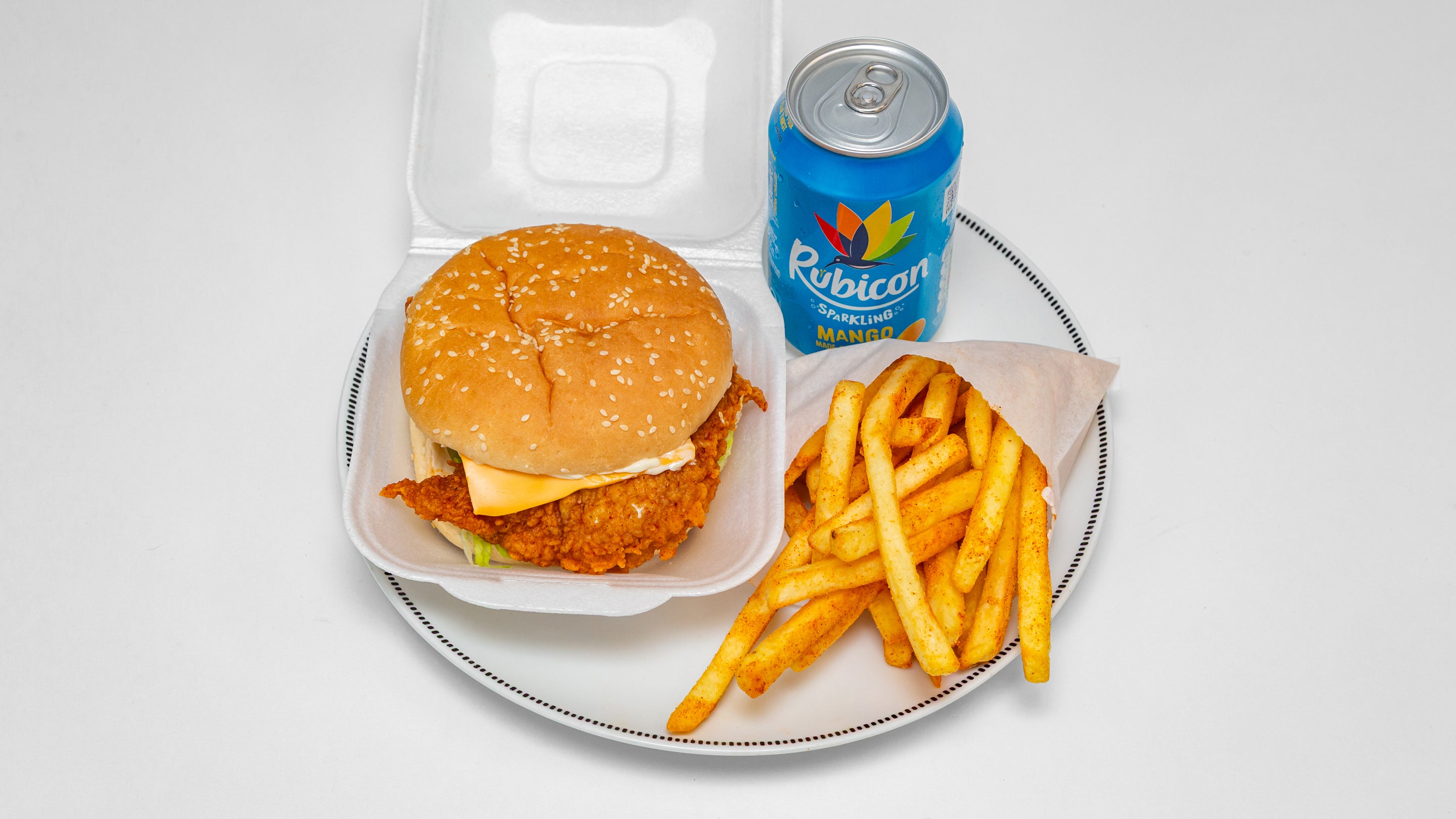 Spicy Fillet Burger Meal - Meal