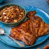 Half Grilled Chicken