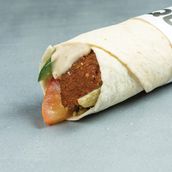 Tortilla Felafel Sandwich