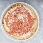 Labneh With Mortadella Manakeesh