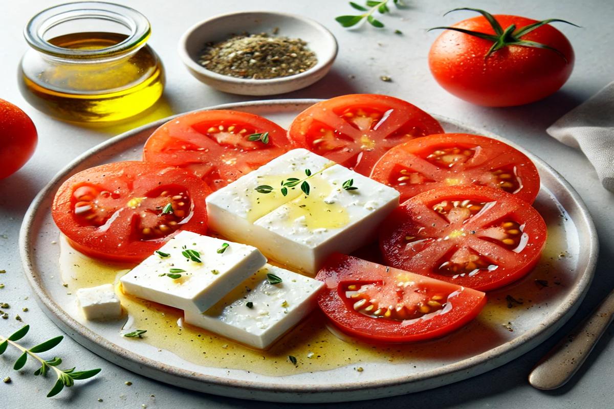Feta Cheese and Tomato