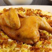 Fresh chicken rice