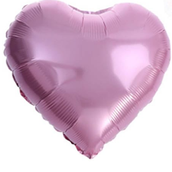 Pink Heart Foil Balloon