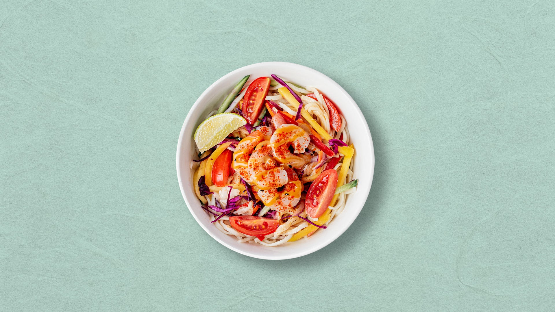 Korean Prawn Noodle Salad