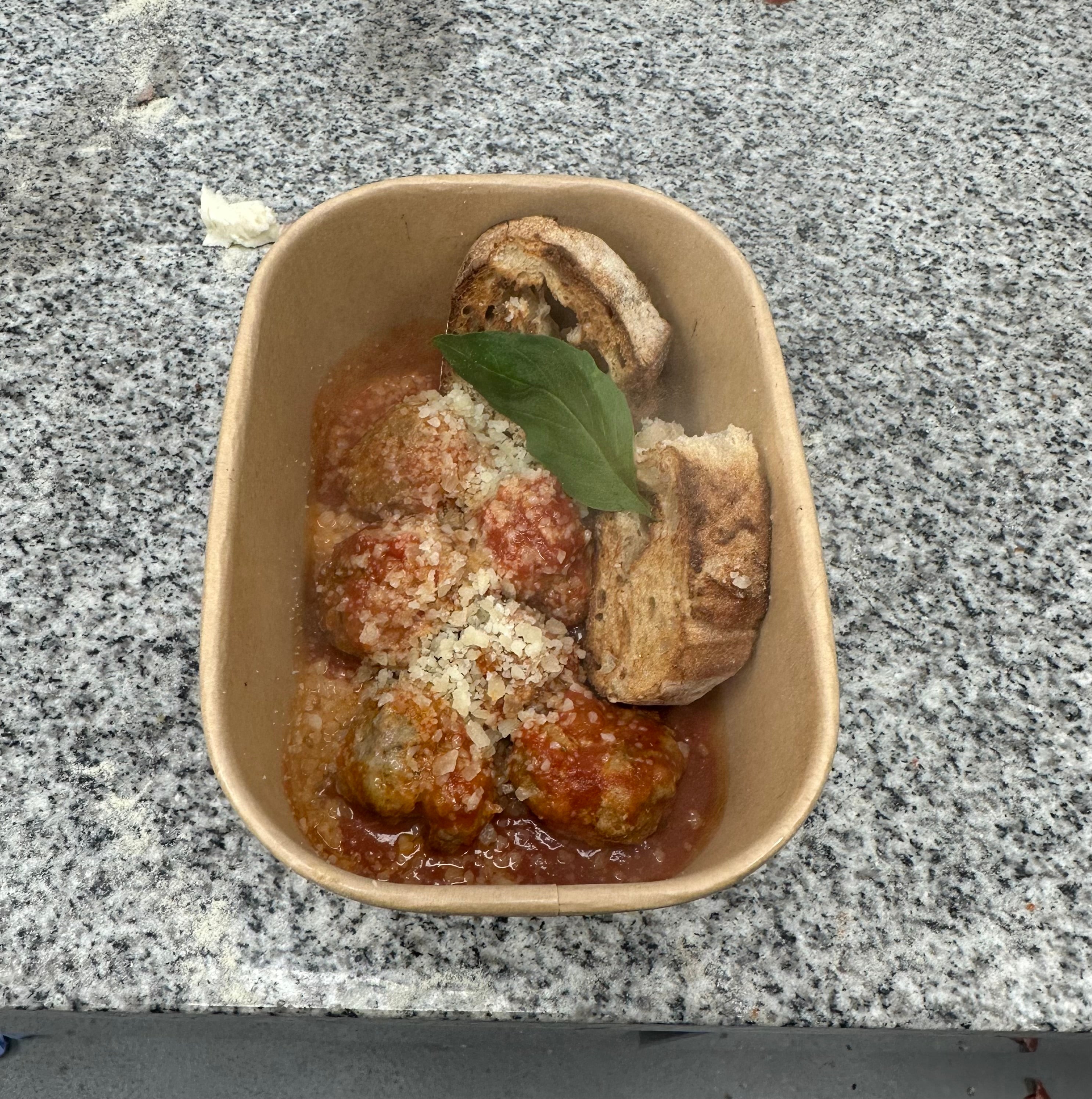 •        Meatball Beef and Pork Home Made