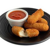 Mozzarella Fingers With Pizza Sauce