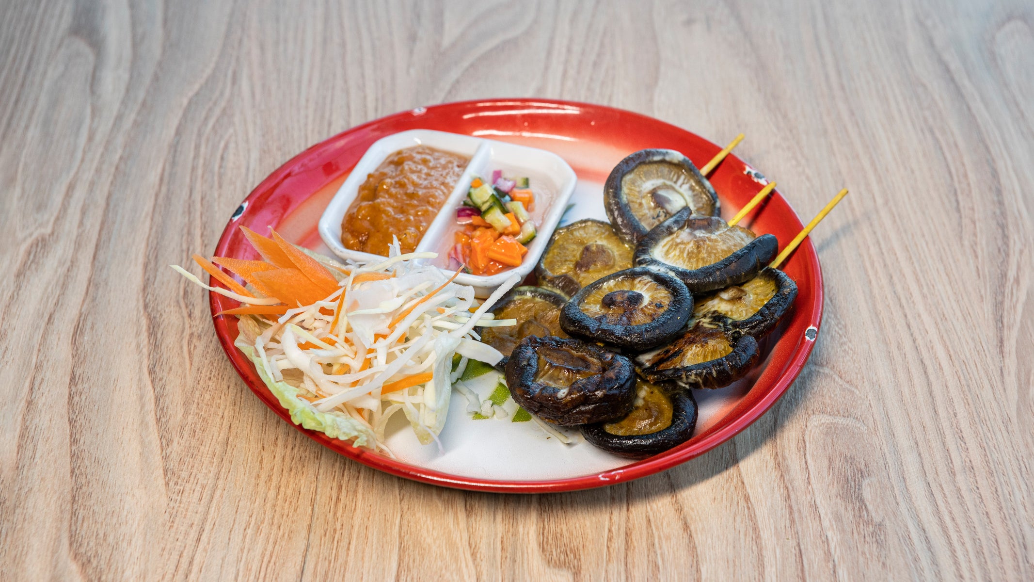 Satay Mushrooms (V)
