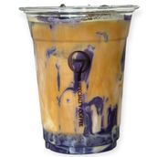 Ube Latte with Coffee