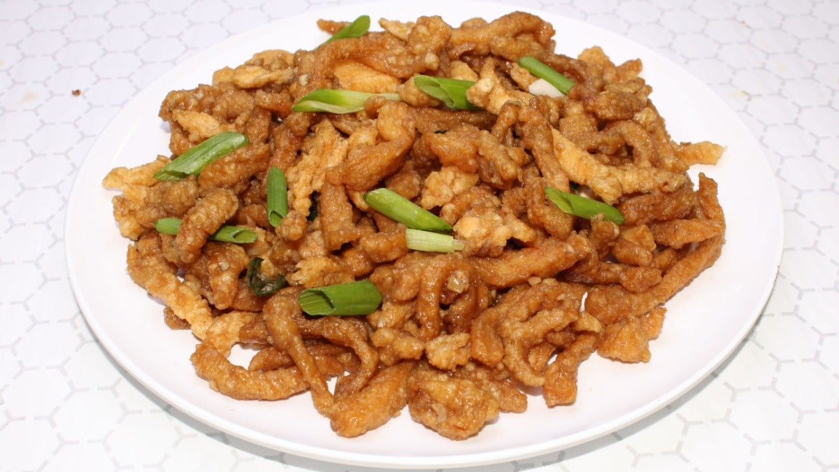 Crispy Shredded Chicken Chilli Sauce