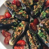 Pickled Eggplant Plate