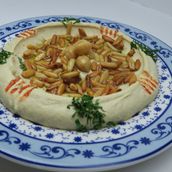 Hommos With Pine Nuts