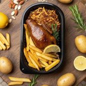 Pigeon stuffed with Rice