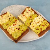 Eggs And Avo Brioche