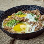 Eggs with Meat