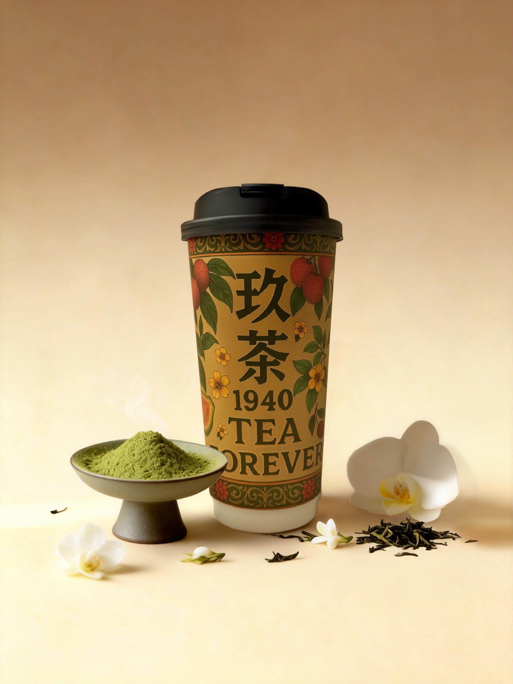 清明雨上‧奇兰抹茶拿铁 Orchid Matcha
