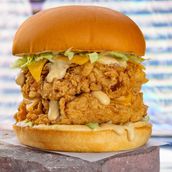 Double FOMO Chicken Burger