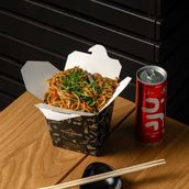 Vegetable Noodles (R) + Soft Drink