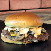 Beef And Mashroom Burger