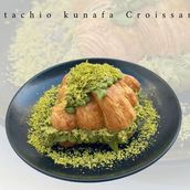 Pistachio Kunafa Croissant