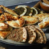Labneh with Zaatar Pie