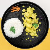 Chicken Curry With White Rice