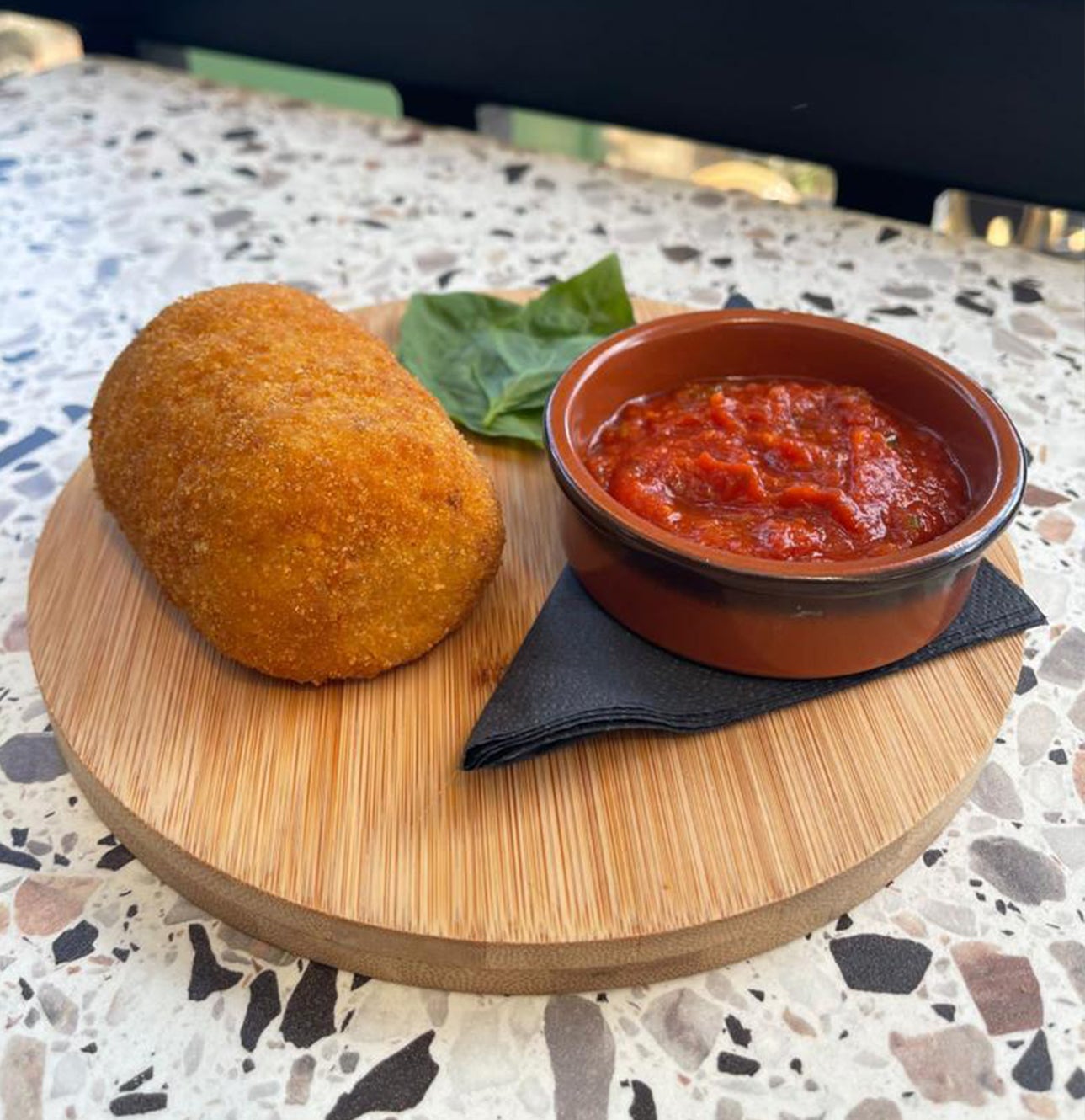 Aubergine & Ricotta Arancino (v) (Dipping Sauce sold separately)