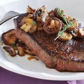 mushroom steak