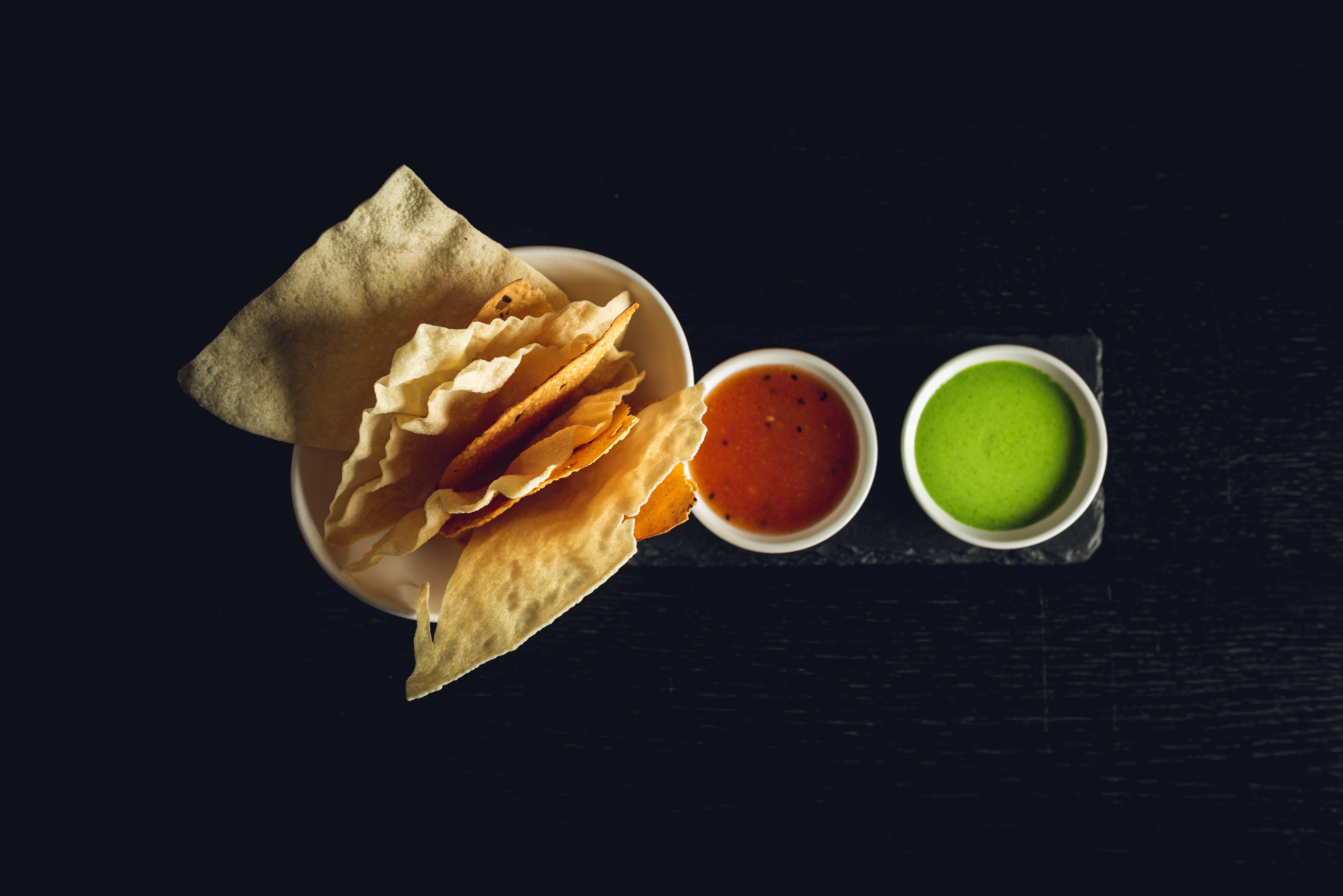 Poppadum and Chutney