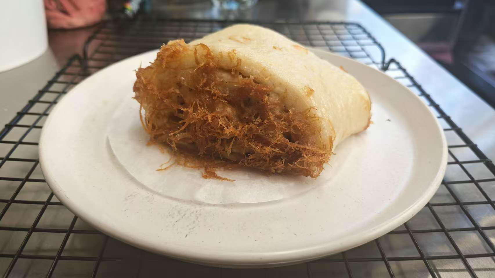 素肉松香葱花卷