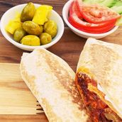 Sandwiches Makdous With Labneh Wrab