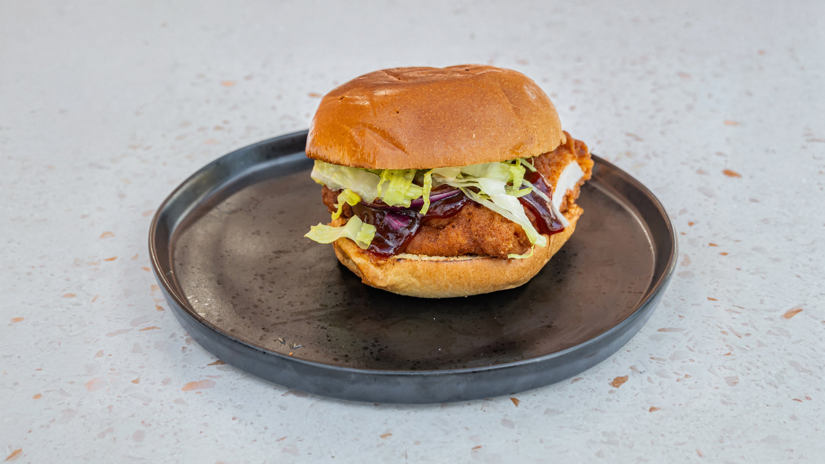 Chicken bbq burger