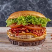 Beef Takis Grilled Burger