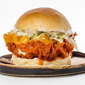 Buffalo Chicken Burger Combo