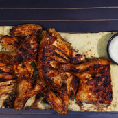 1/2  Grilled Chicken with Appetizers