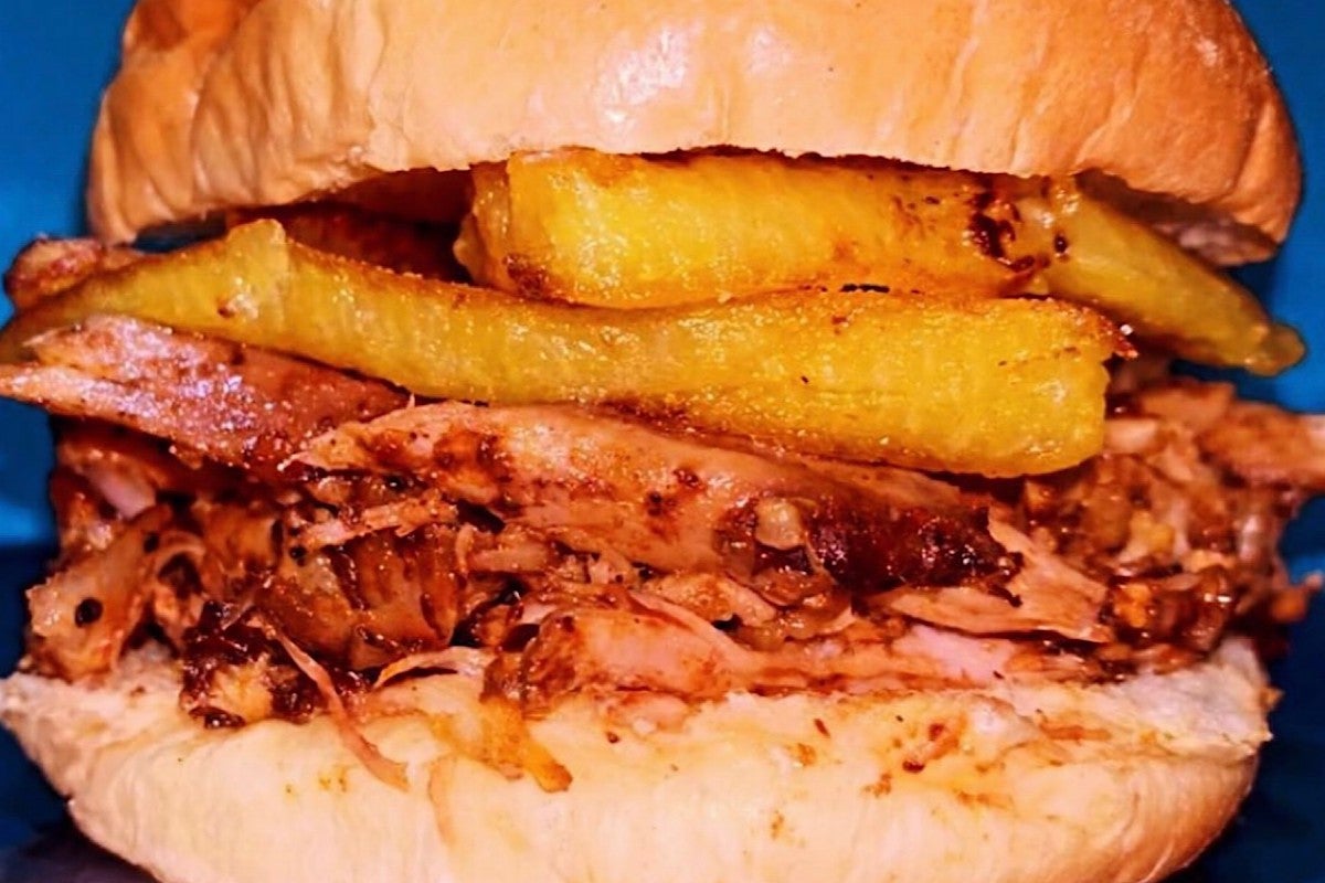 Pulled Jerk Burger