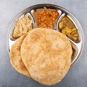 Halwa Puri Platter