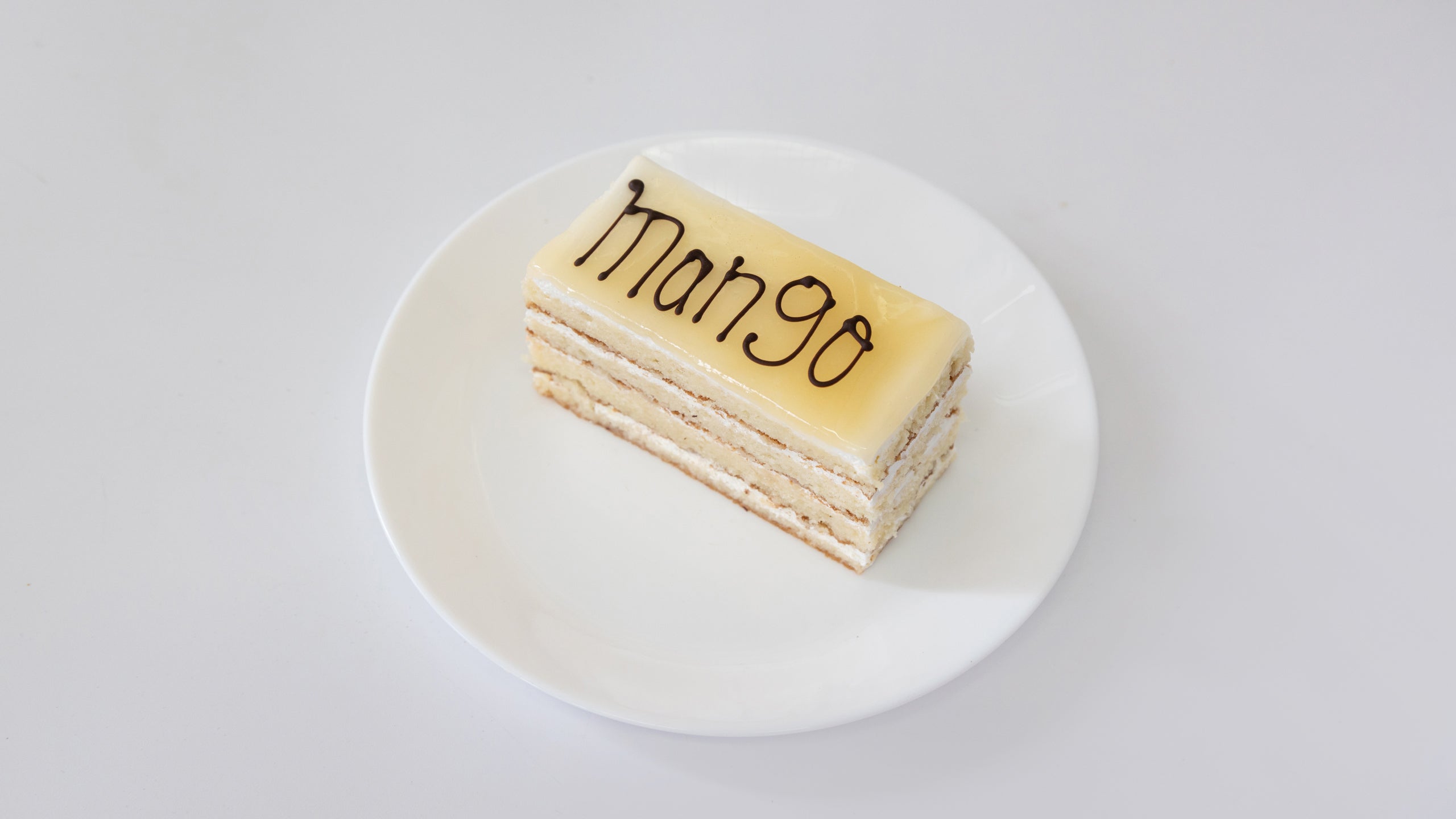 Mango Cake Slice