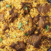 Mutton Meat Biryani Family (4 Persons)