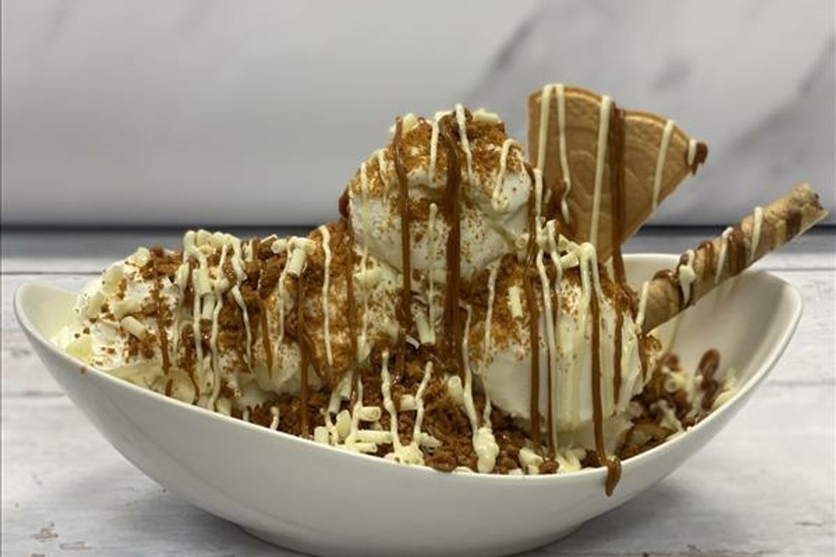 Lotus Biscoff Sundae