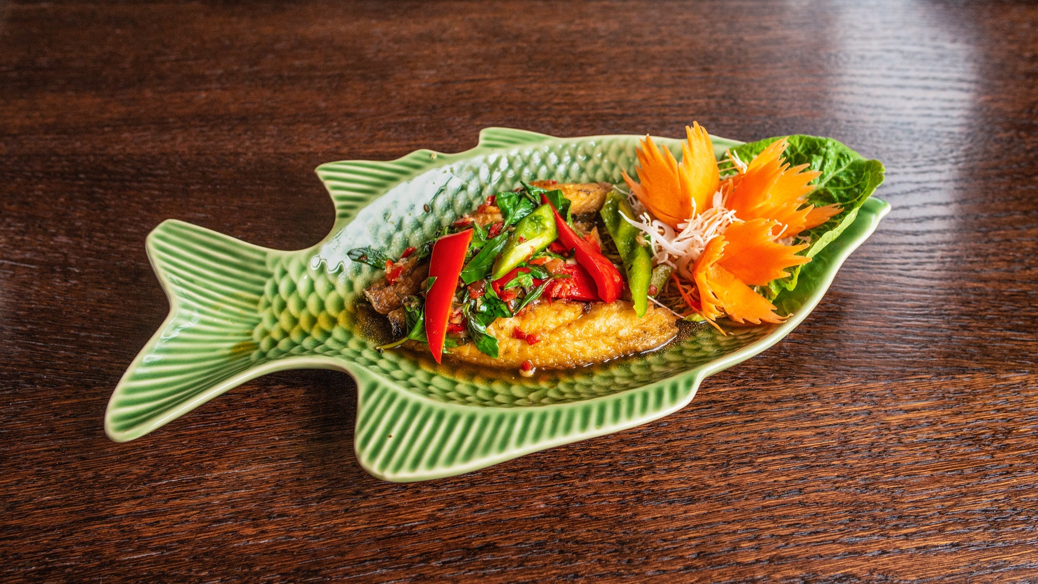 Fried Fish with Chili Sauce (Pla Rad Prik)
