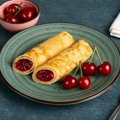 Blini With Cherry