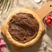 Nutella Strawberry Pizza