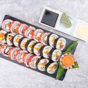 Skewers Gimbap Box 24 Rolls Combo Meals