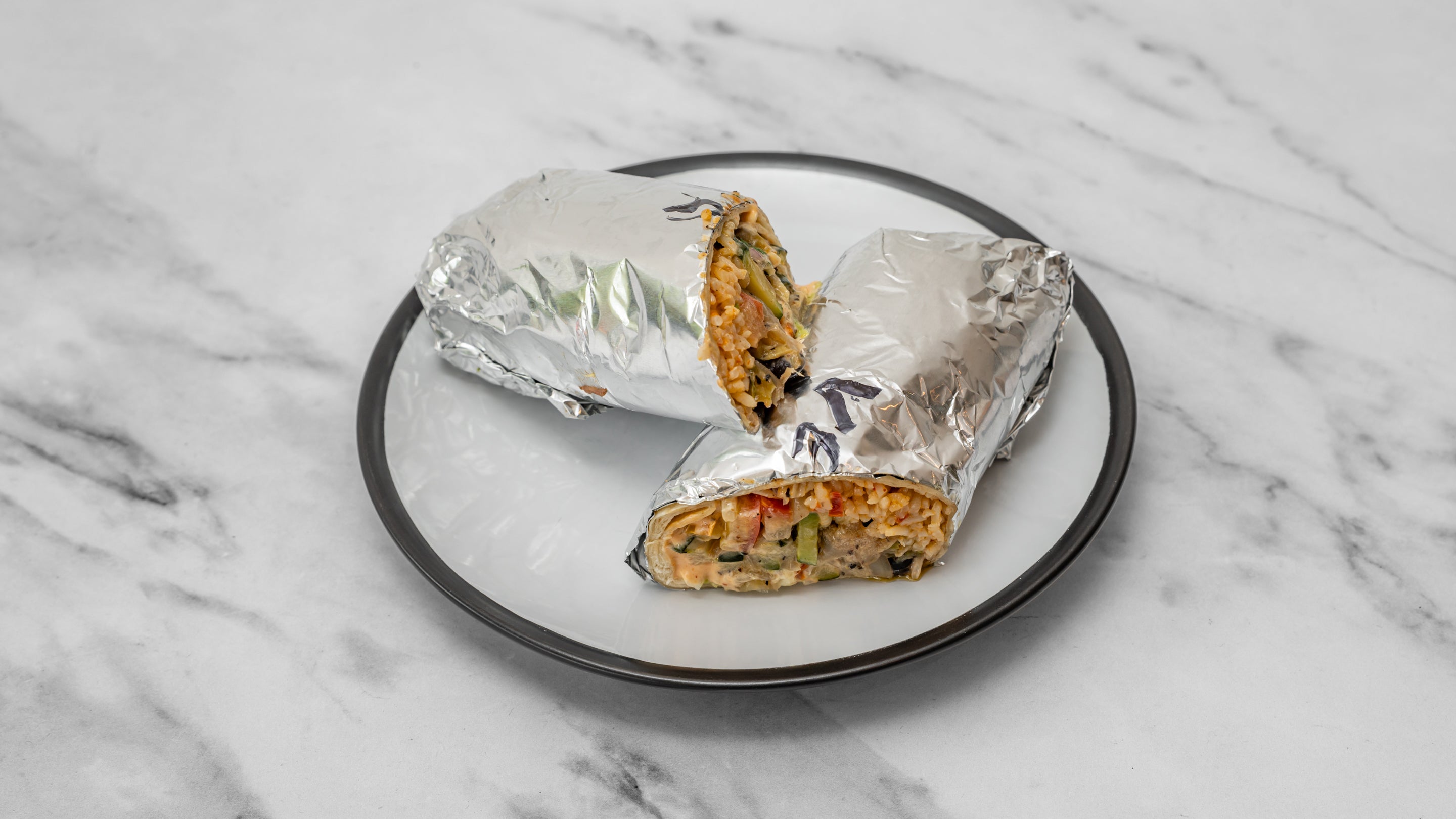 Mixed Vegetable Burrito - On Its Own