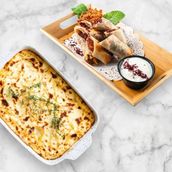 Chicken Muskhan And Chicken Bachamel