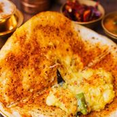 Ghee masala dosa