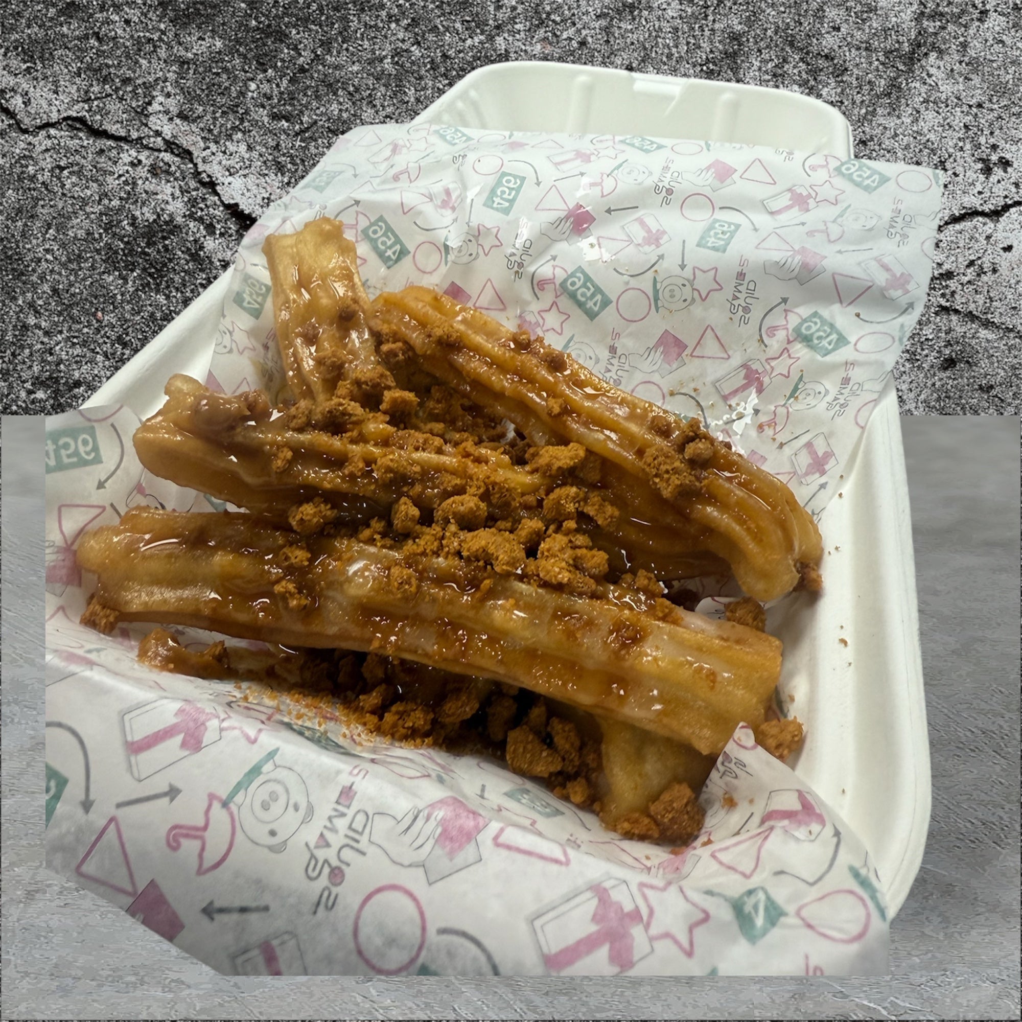 Loaded Biscoff Churros