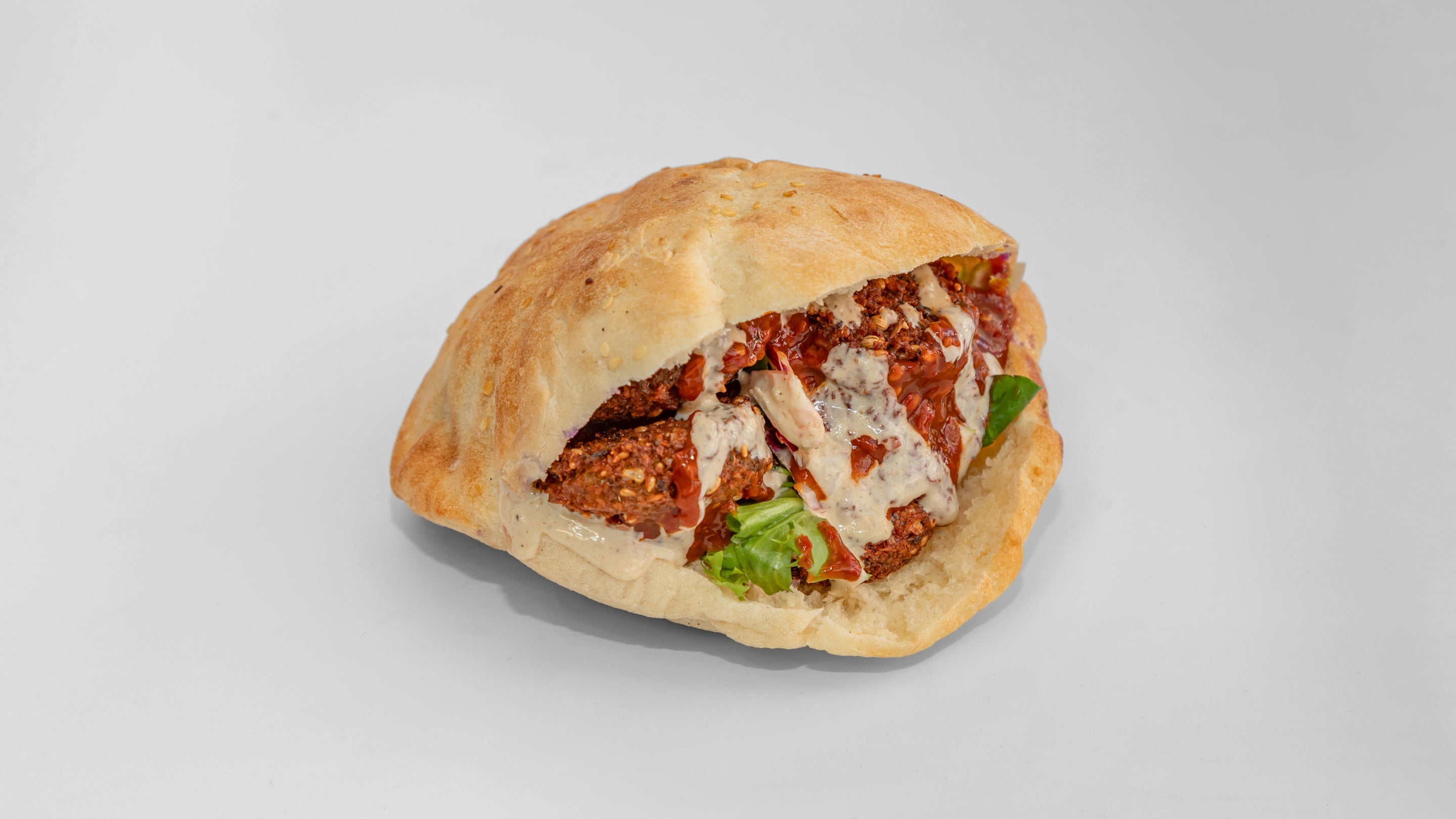 Ta’Ameya (Egyptian Falafel) Sandwich