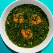 Molokhia With Shrimp