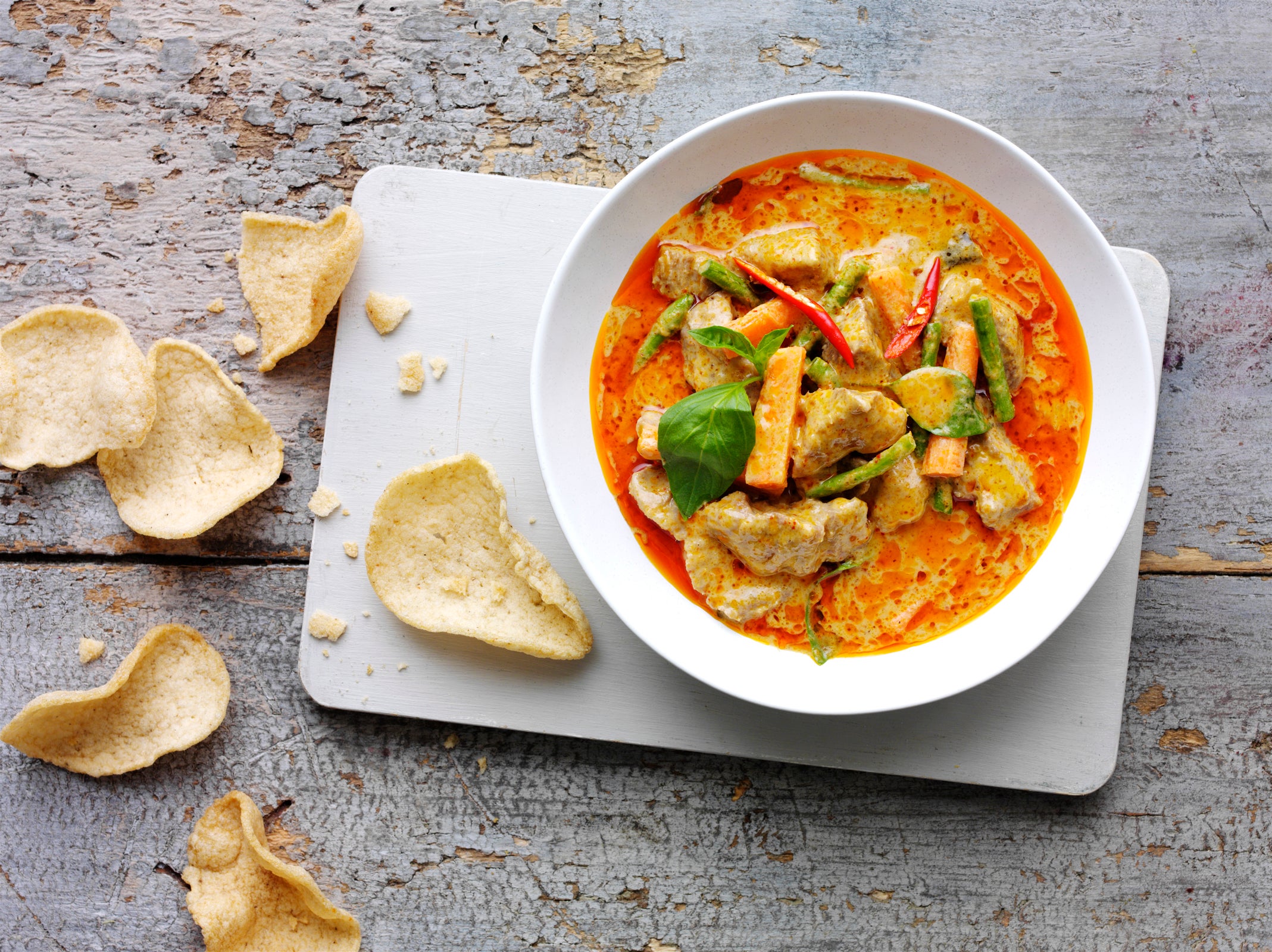 Red Curry with Jasmine Rice (V)